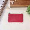 Billetera compacta de cuero personalizada, perfecta para llevar en el bolso