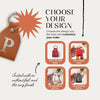 Custom leather gift keyring for mom, anniversary, or birthday