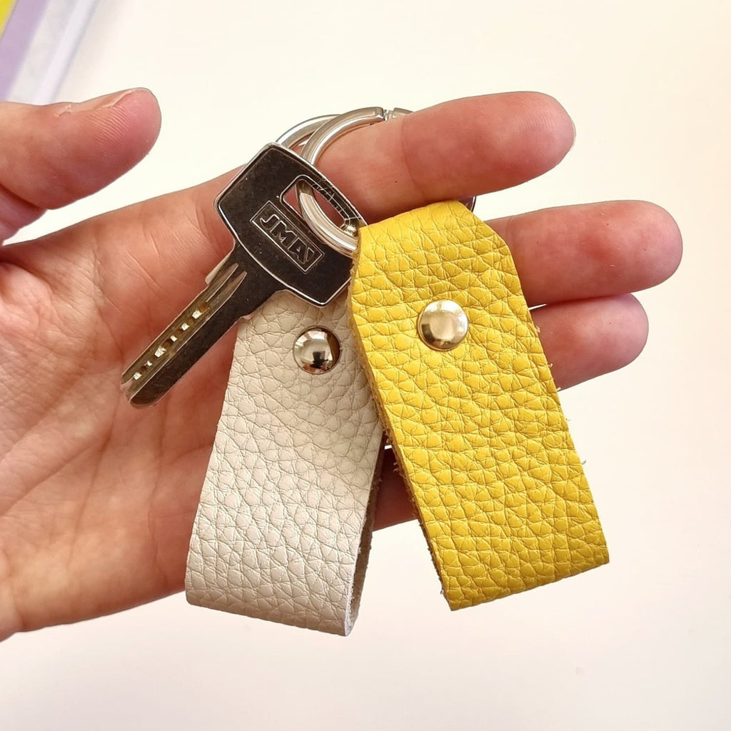 Handmade keychain with personalized name engraving for everyday use