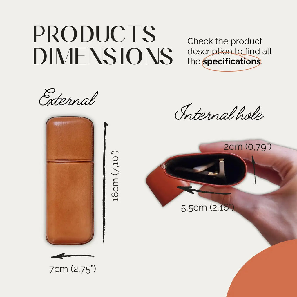 Soft leather case for sunglasses by leathergoods43, placed on a linen cloth

