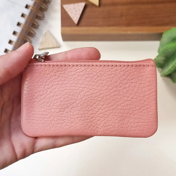 Monedero de piel personalizable de piel de alta calidad. Leathergoods43